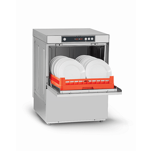 Asber GE-500BDD Underbench Dishwasher, 30 racks/hour, 500mm basket, commercial