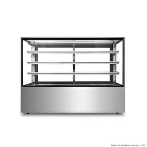 Bonvue SF860V Cake Display Fridge – 1800mm Wide, 1120L Capacity, Curved ITO Glass, LED Display