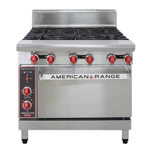 American Range AAR.6B.NV 36” Oven Range - 6-Burner Innovection Cooking