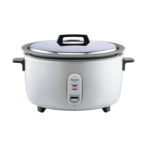 Panasonic 40 cup stainless steel rice cooker with non-stick bowl