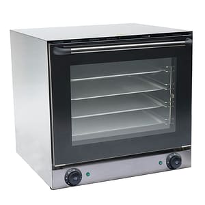 ConvectMax YXD-1AE convection oven, compact 240V, 4 trays, stainless steel – front view, Australia