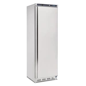 Polar C-Series CD083-A upright freezer 365L stainless steel, lockable self-closing door, R600a refrigerant – front view, Australia