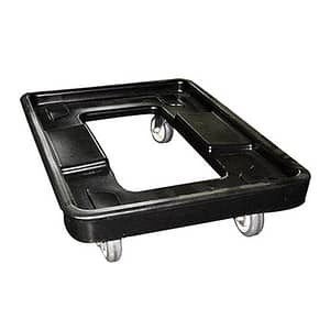 FED CPWK-14 trolley base for top loading food carrier, durable steel frame with robust wheels, 630mm wide – Australia