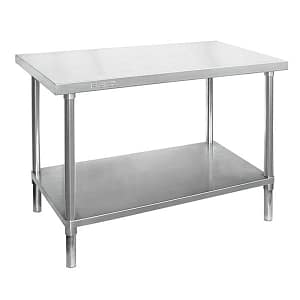 alt="Ex-Showroom 1200mm Stainless Steel Workbench - Affordable Prep Area