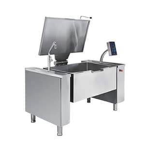 Ecoinduct JG80BU electric tilting boiling bratt pan 12 kW SUS304 stainless steel with Teflon non-stick base – Australia