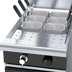 Waldorf Bold 450mm Electric Pasta Cooker – 7kW Single Phase Commercial Unit