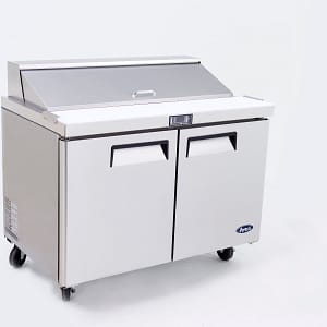 Atosa MSF8303 Sandwich/Pizza Prep Fridge showcasing 487L capacity, ideal for commercial kitchens