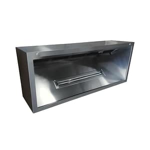 Simcohood Elite SH2300 stainless steel exhaust canopy 2300x1000mm AS1668 certified