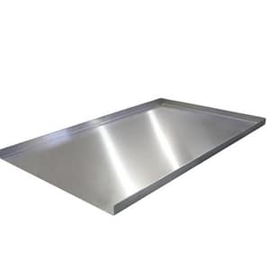 Kitchen Knock 3-Sided Aluminium Baking Tray, 400×600×20mm, Commercial Grade