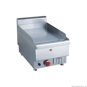 GASMAX JUS-TRG40LPG Benchtop Single Burner Griddle, 400mm, LPG Gas, Stainless Steel