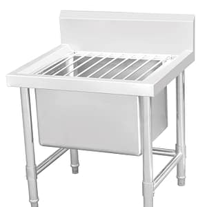 Kitchen Knock 631599 Mop Sink Work Bench with 610mm Width – Ideal for Janitorial & Utility Rooms