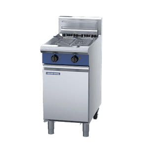Blue Seal E44 – 450mm Twin Pan Electric Fryer with Mechanical Controls