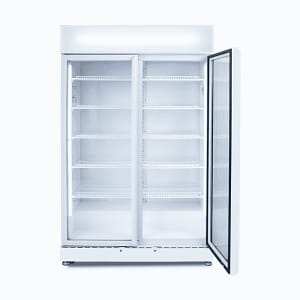 Bromic GM0900LWECO upright display fridge with double glass doors