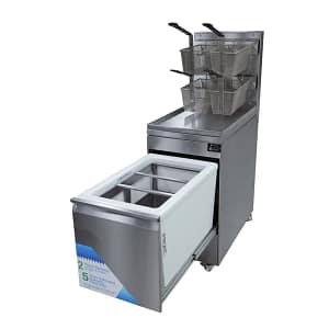 Adande VCC.FS Fry Station Accessory – 4-Basket Retrofit with Crumb Tray