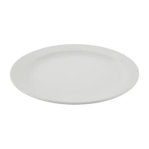 Olympia S754 Athena 10-inch narrow rimmed plates 254 mm white porcelain 36 pack, chip-resistant vitrified crockery, Australia