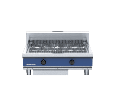 alt="Blue Seal E596D-B – 900mm Electric Chargrill Bench Model Australia"