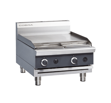 Cobra C6B-B 600mm benchtop gas griddle cooktop 40MJ stainless steel commercial kitchen Australia