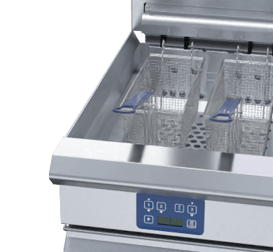 Blue Seal E43E – 450mm Single Pan Electric Fryer with Digital Controls