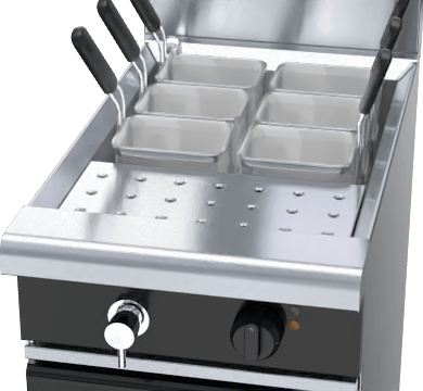 Waldorf Bold 450mm Electric Pasta Cooker – 7kW Single Phase Commercial Unit