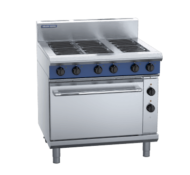 Blue Seal E56D Electric Oven Range – 6 Burner Cooktop + GN2/1 Convection Oven - Image 3