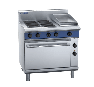Blue Seal E56C Electric Oven Range – 4 Burner + 300mm Griddle + GN2/1 Oven - Image 3