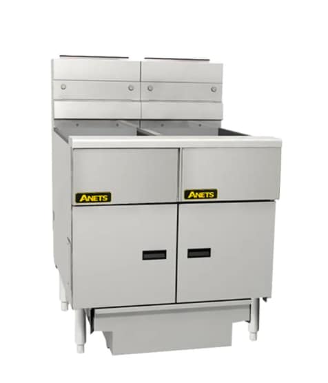 Anets FDAGG214R Goldenfry 2 Fryer Self-Oil Filter Drawer System