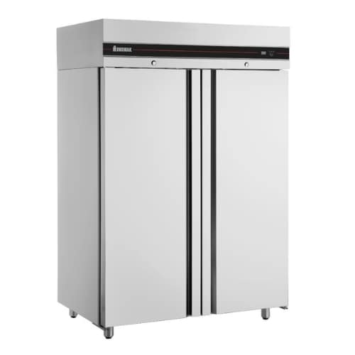 Inomak UFI1140SL Slimline Double Door Upright Fridge with 1227L Capacity and Stainless Steel Doors