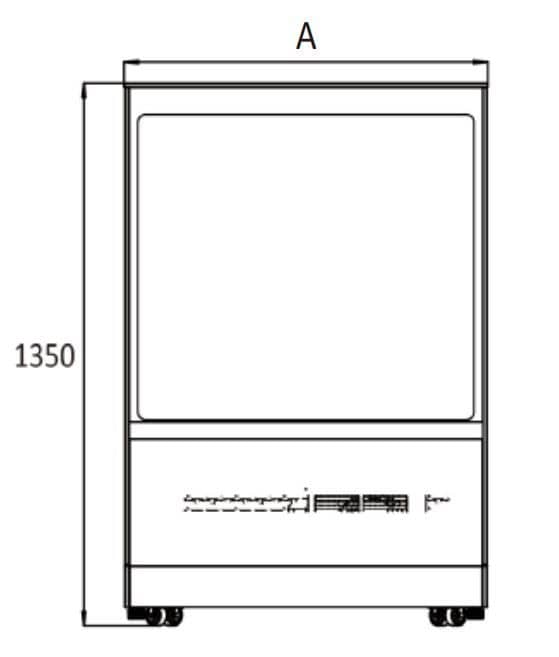 Atosa WDF177Z Cake Display – 1700mm, Four Tier, 730L - Image 3