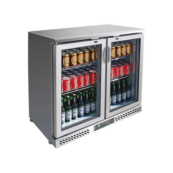 Thermaster SC248SG Bar Cooler – 2 Door, Stainless Steel, 202L - Image 2