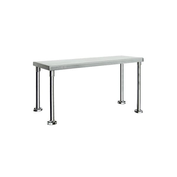 FED WBO1-1200 stainless steel single tier workbench overshelf 1200mm, 304 grade, commercial kitchen – Australia