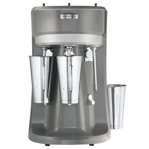Hamilton Beach HMD0400 Triple Spindle Milkshake Mixer with 3 Stainless Cups