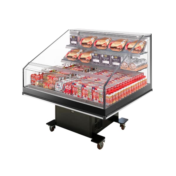 Bonnet Névé Latitude SV Self-Serve Chilled Display Island with R290 – Ideal for Supermarkets & Delis