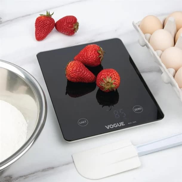 Vogue FS488 Digital Black Rectangular Scale – 10kg / 1g Accuracy - Image 5