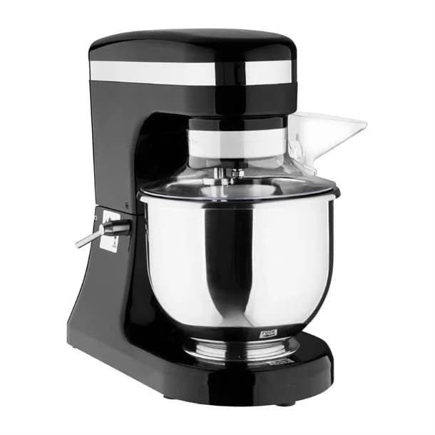 Apuro HT993-A 5L planetary mixer, 1.6kg dough capacity, 410×420 mm, 270W electric, aluminium body – three-quarter view, Australia