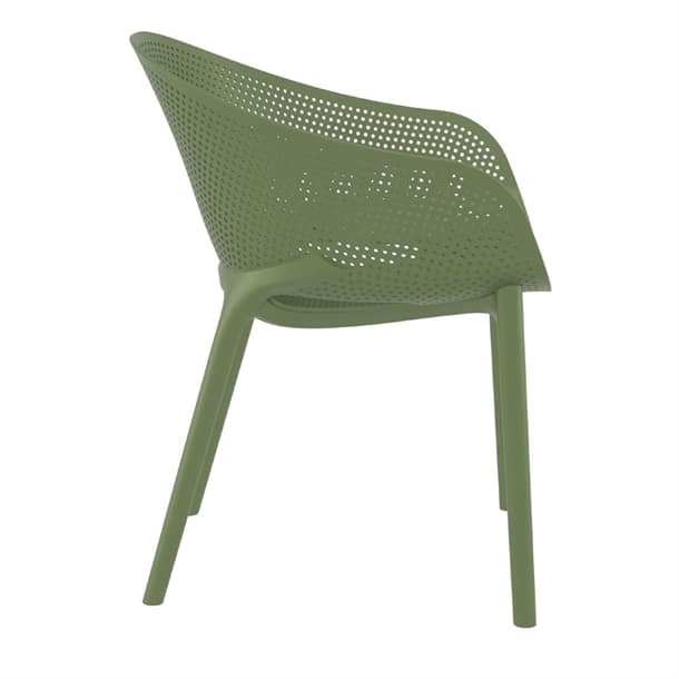 Furnlink Siesta Sky Pro Chair – Olive Green, Indoor & Outdoor Seating - Image 3