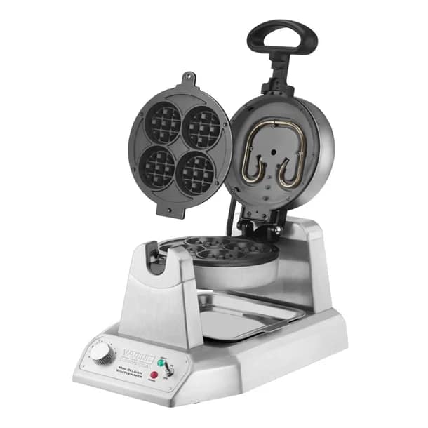 Waring CH996 Mini Belgian Waffle Maker – 100 Waffles/hr, Rotary Design, 1.2kW - Image 3
