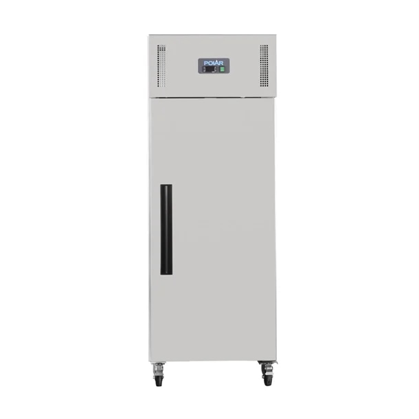 Polar GL181-A U-Series upright bakery freezer 850L stainless steel, 600×400mm tray capacity, single solid door, R290 refrigerant – front view, Australia