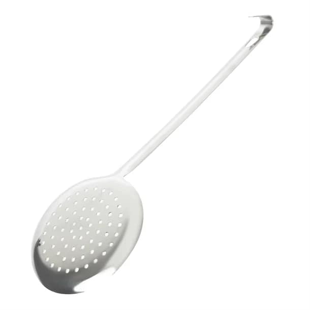 Vogue J668 Stainless Steel Skimmer – 380mm Long Handle, 120mm Head - Image 5