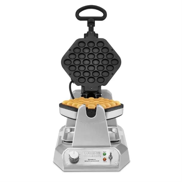Waring DK079 Bubble Waffle Maker – Rotary Plates, 25 Waffles/Hour, 240V - Image 6