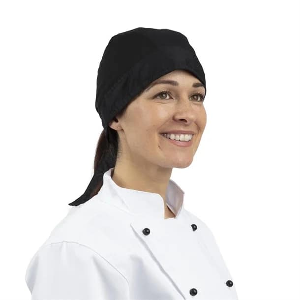 Whites Nevada Chefs Bandana Black - Image 2