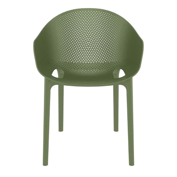 Furnlink Siesta Sky Pro Chair – Olive Green, Indoor & Outdoor Seating - Image 2