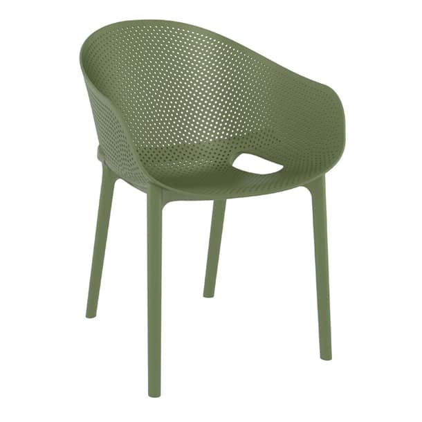 Furnlink Siesta Sky Pro Chair – Olive Green, Indoor & Outdoor Seating - Image 4