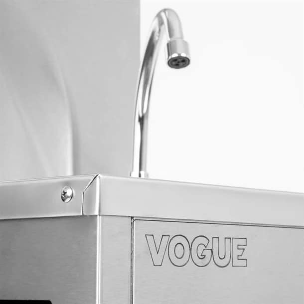Vogue DG400 Mobile Hand Wash Station – 12.5L Portable Foot Pump Sink - Image 5