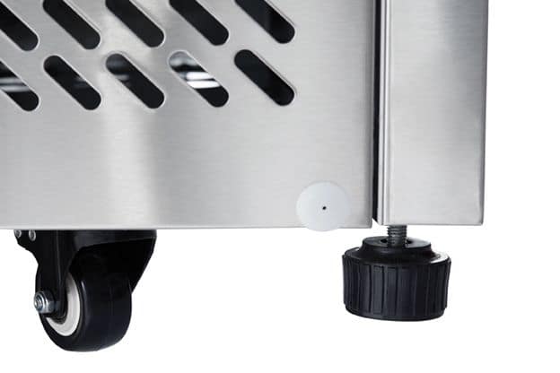 Atosa ESL3801 2-Door Saladette Fridge – 900mm Stainless Unit - Image 3