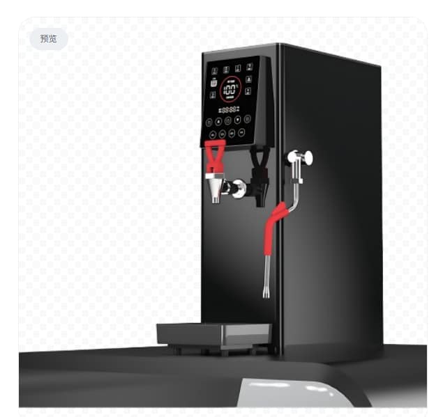 Kitchen Knock 11L Electric Milk Steamer with Digital Display and Dual Tap