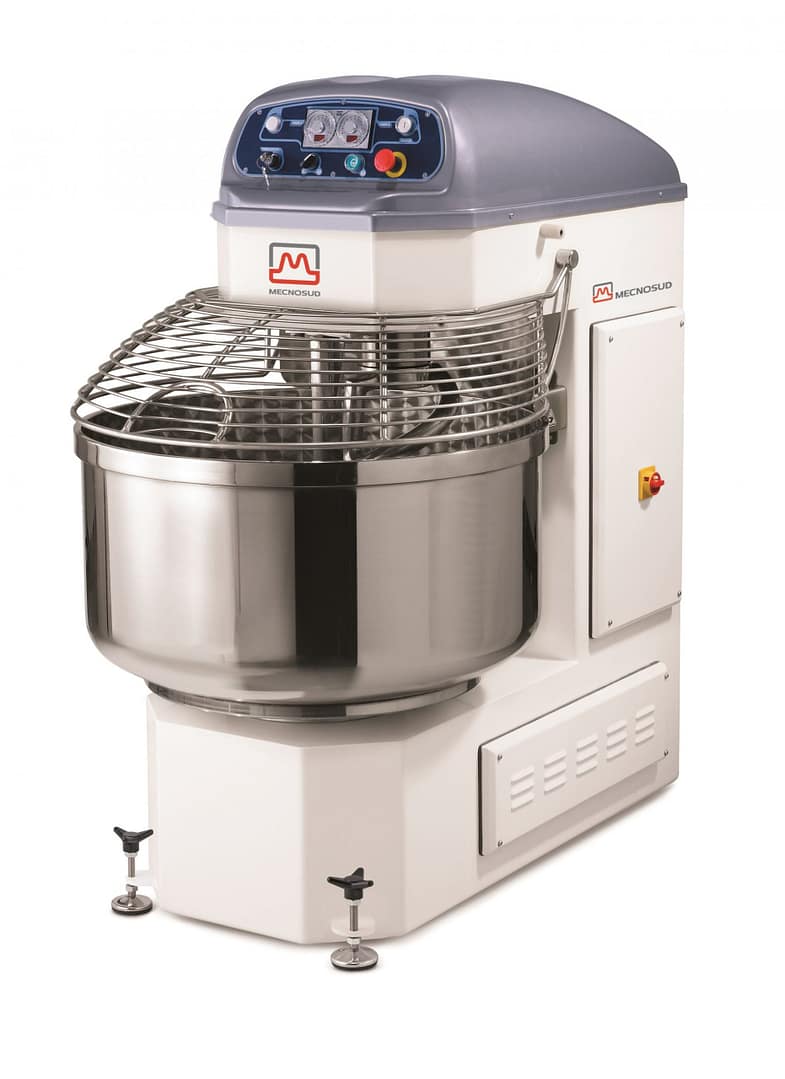 Mecnosud SMM1130 Spiral Dough Mixer with 200L Bowl and Dual Motor