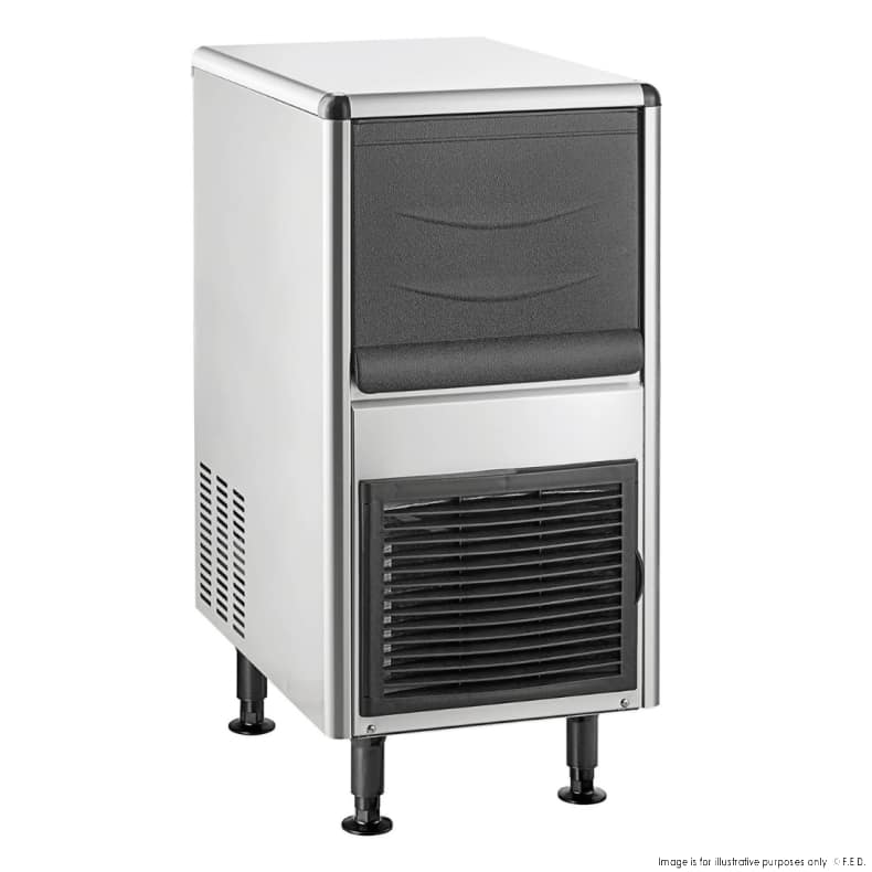 Blizzard SN-25C Underbench Ice Maker – 25Kg/Day, Bullet Ice, Stainless Steel - Image 2