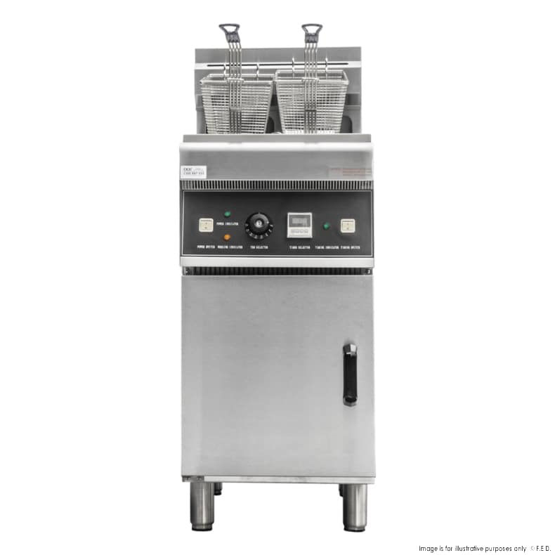 Frymax EF-28LE Electric Fryer – 28L Oil Capacity, Cold Zone, 18kW - Image 7