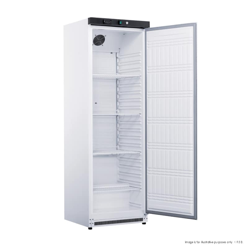 FED-X XR400SS Single Solid Door Upright Fridge – 350L, Stainless Steel - Image 2