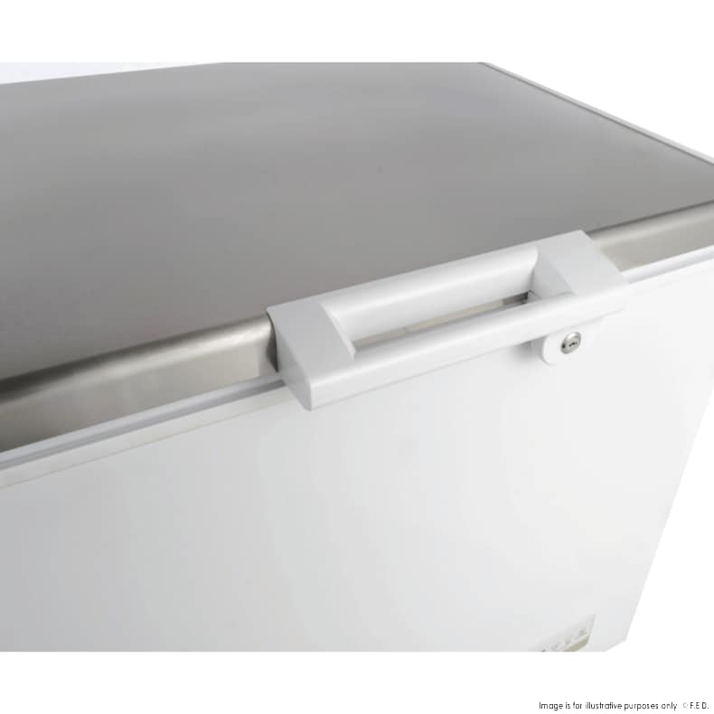 Thermaster BD600F Chest Freezer with Stainless Steel Lid – 600 L - Image 3